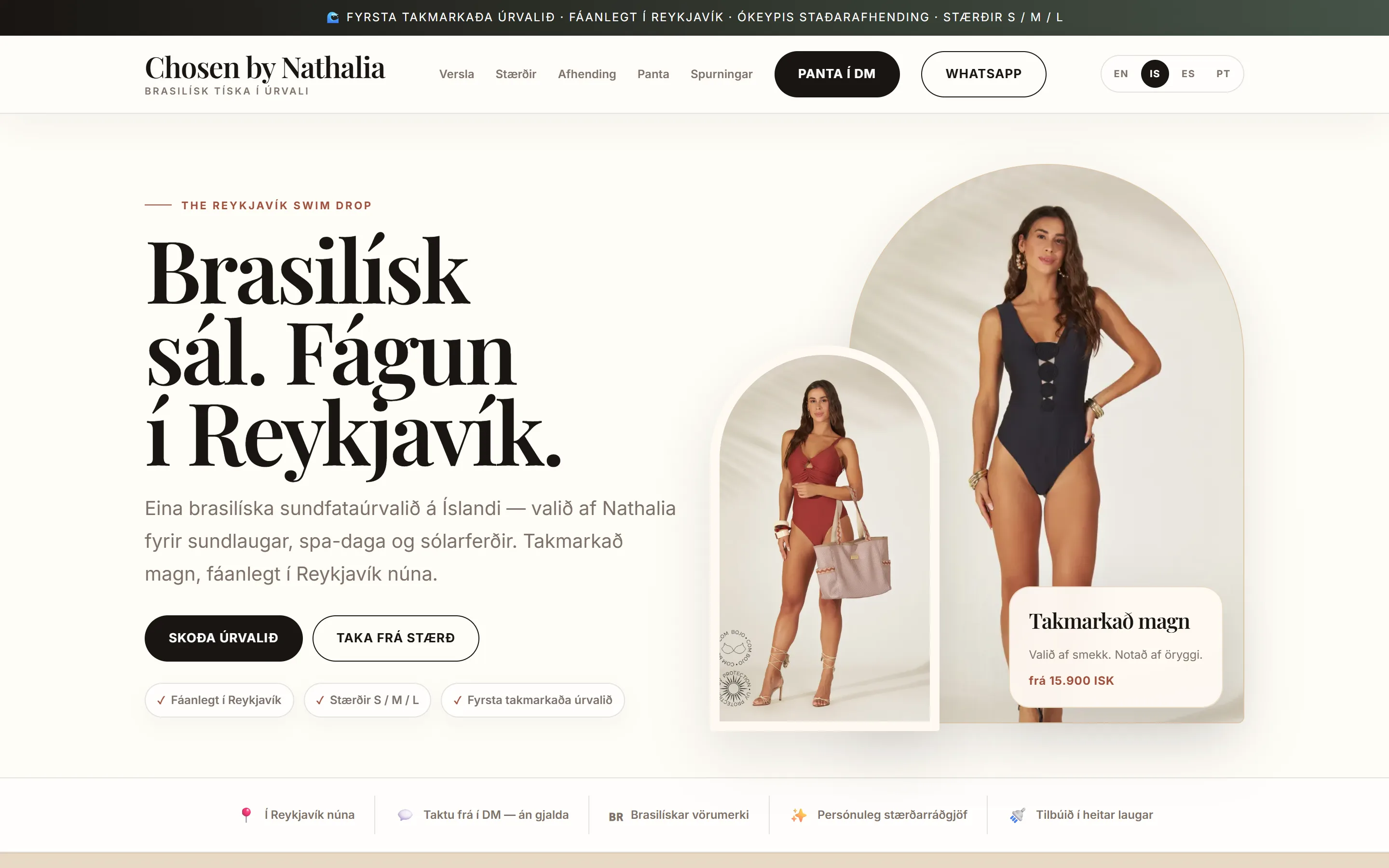 Chosen by Nathalia website