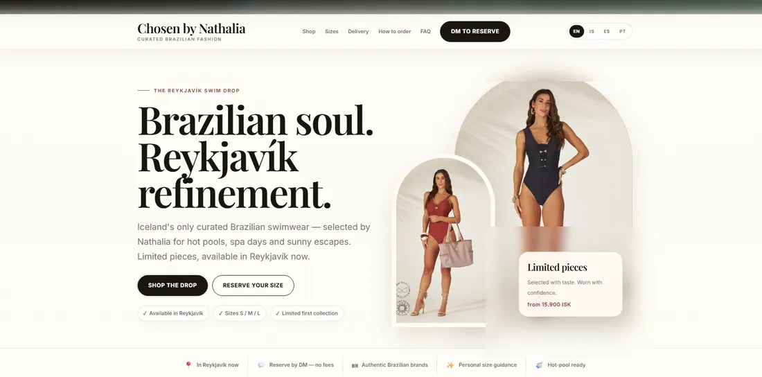 Chosen by Nathalia personal brand hub