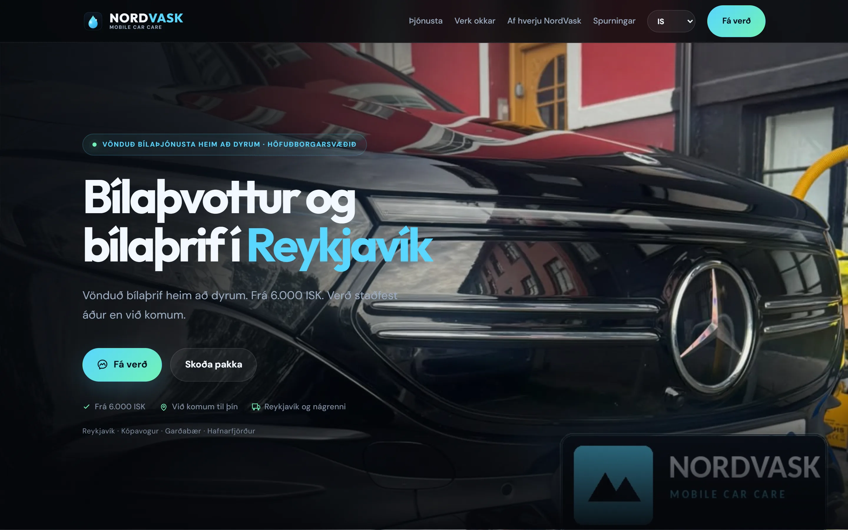NordVask website
